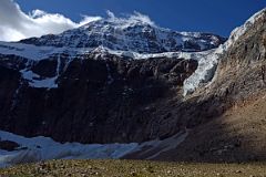 09 Mount Edith Cavell With Ghost Glacier On Middle Left And Angel Glacier On Right From Cavell Pond.jpg